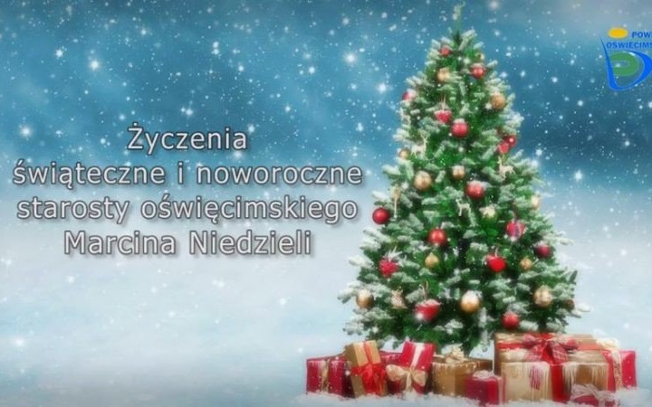 Życzenia starosty Marcina Niedzieli z okazji Świąt i Nowego Roku