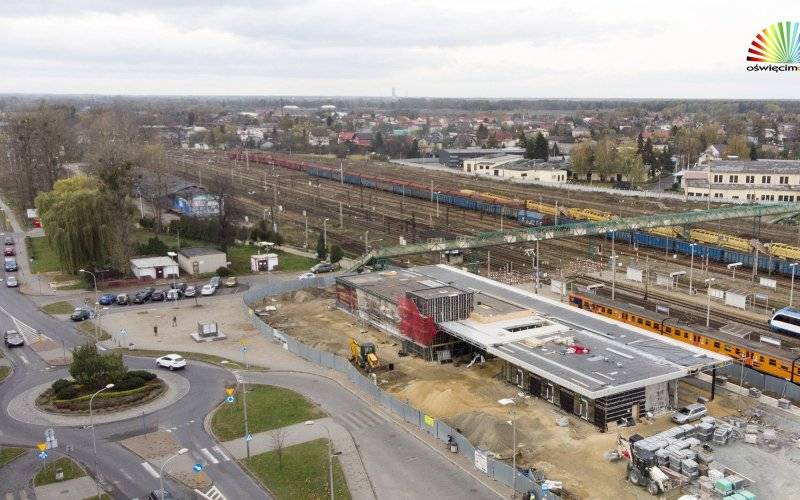 OŚWIĘCIM. Nowy dworzec kolejowy zostanie otwarty na wiosnę