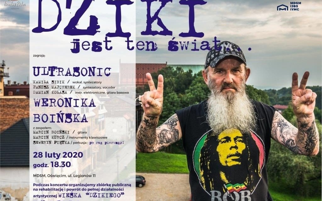 OŚWIĘCIM. Koncert dla Wieśka DZIKIEGO Kaniowskiego