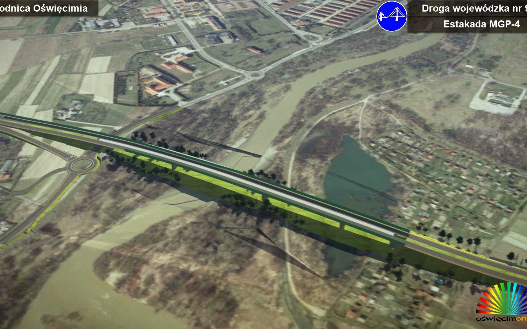POWIAT. Cała wizualizacja przebiegu S1 wraz z nową obwodnicą Oświęcimia