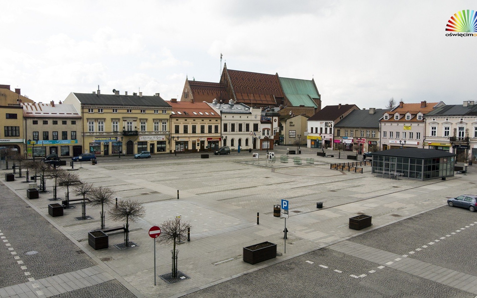 OŚWIĘCIM. Niespotykane pustki na ulicach miasta i rynku