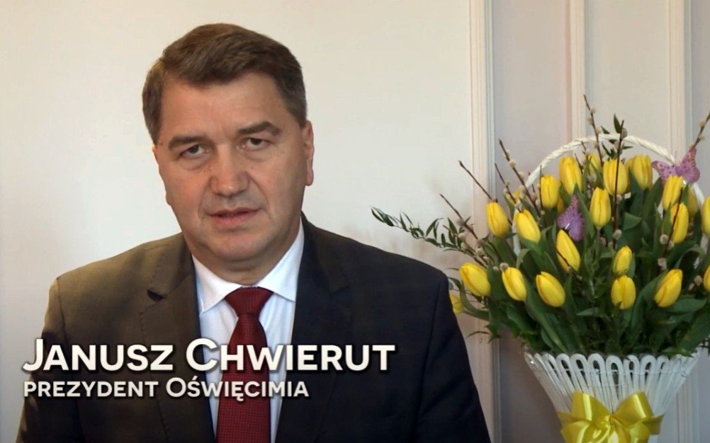 OŚWIĘCIM. Życzenia na Wielkanoc prezydenta Janusza Chwieruta