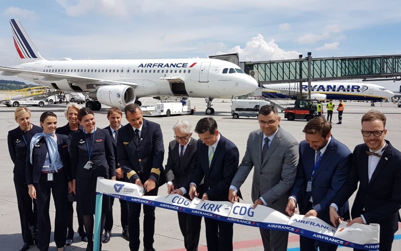 REGION. Air France wylądował w Krakowie