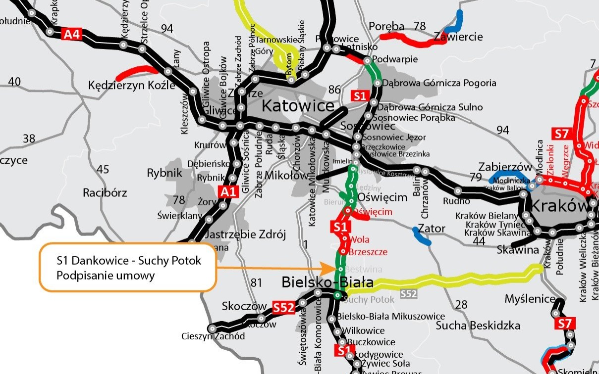 REGION. Rozpoczyna się realizacja 12-kilometrowego odcinka S1