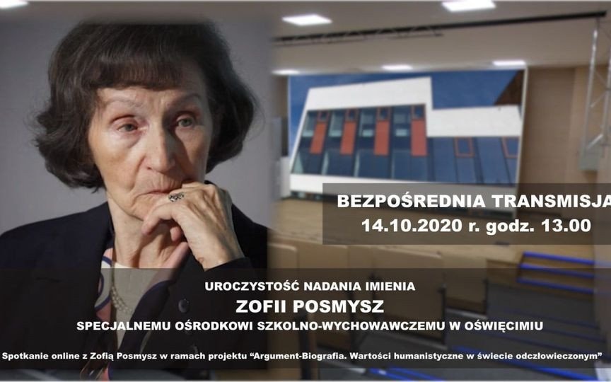 OŚWIĘCIM. Zofia Posmysz patronem Specjalnego Ośrodka Szkolno-Wychowawczego