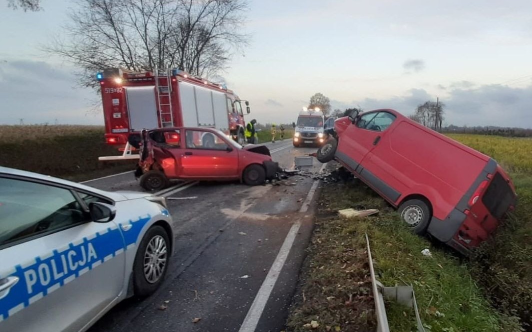 PRZECISZÓW. Poważny wypadek drogowy na DK 44