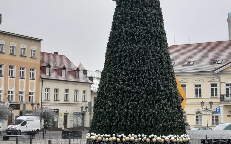 OŚWIĘCIM. Bożonarodzeniowa choinka stanęła na rynku