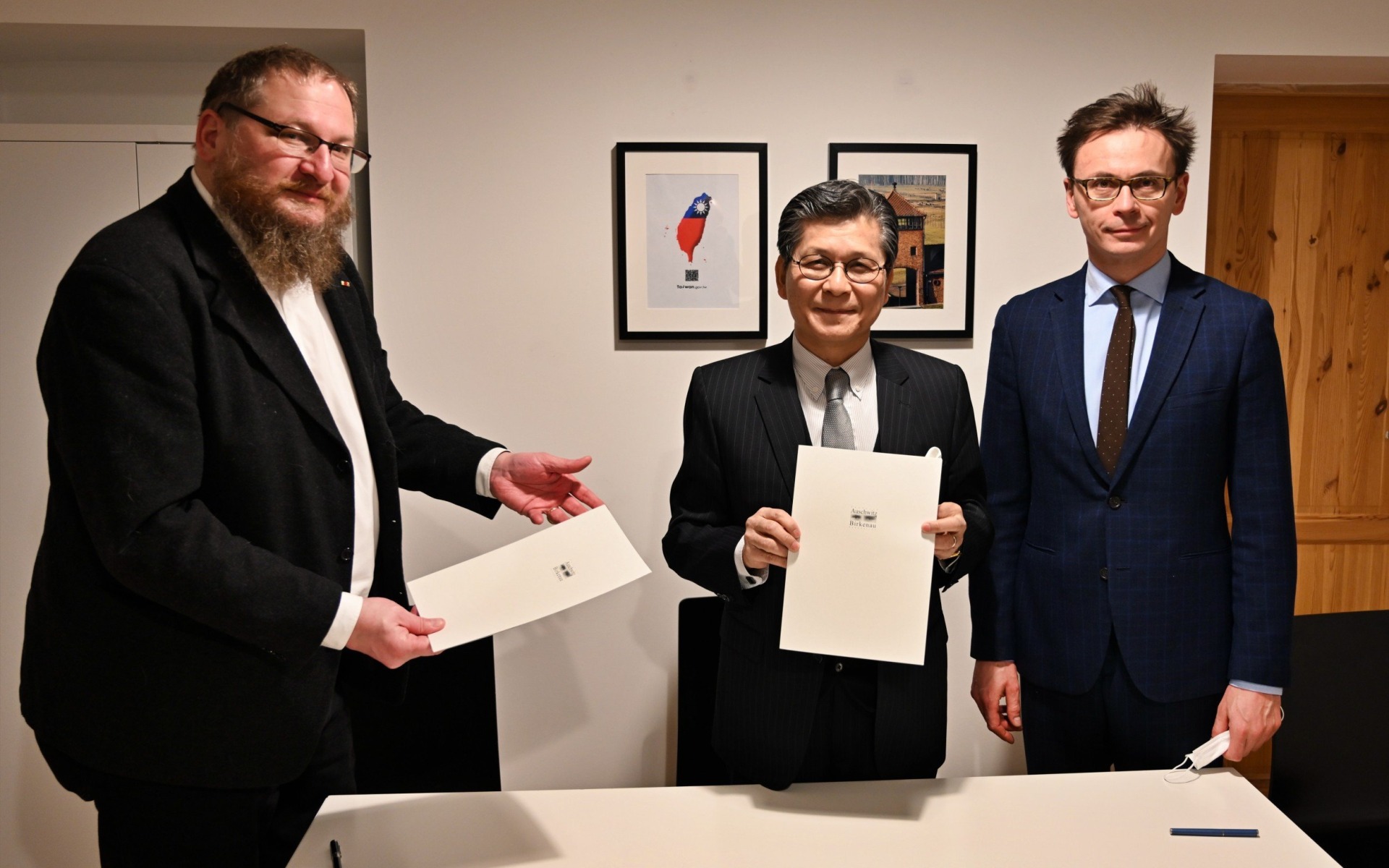 OŚWIĘCIM. Wsparcie z Tajpej dla Fundacji Auschwitz-Birkenau