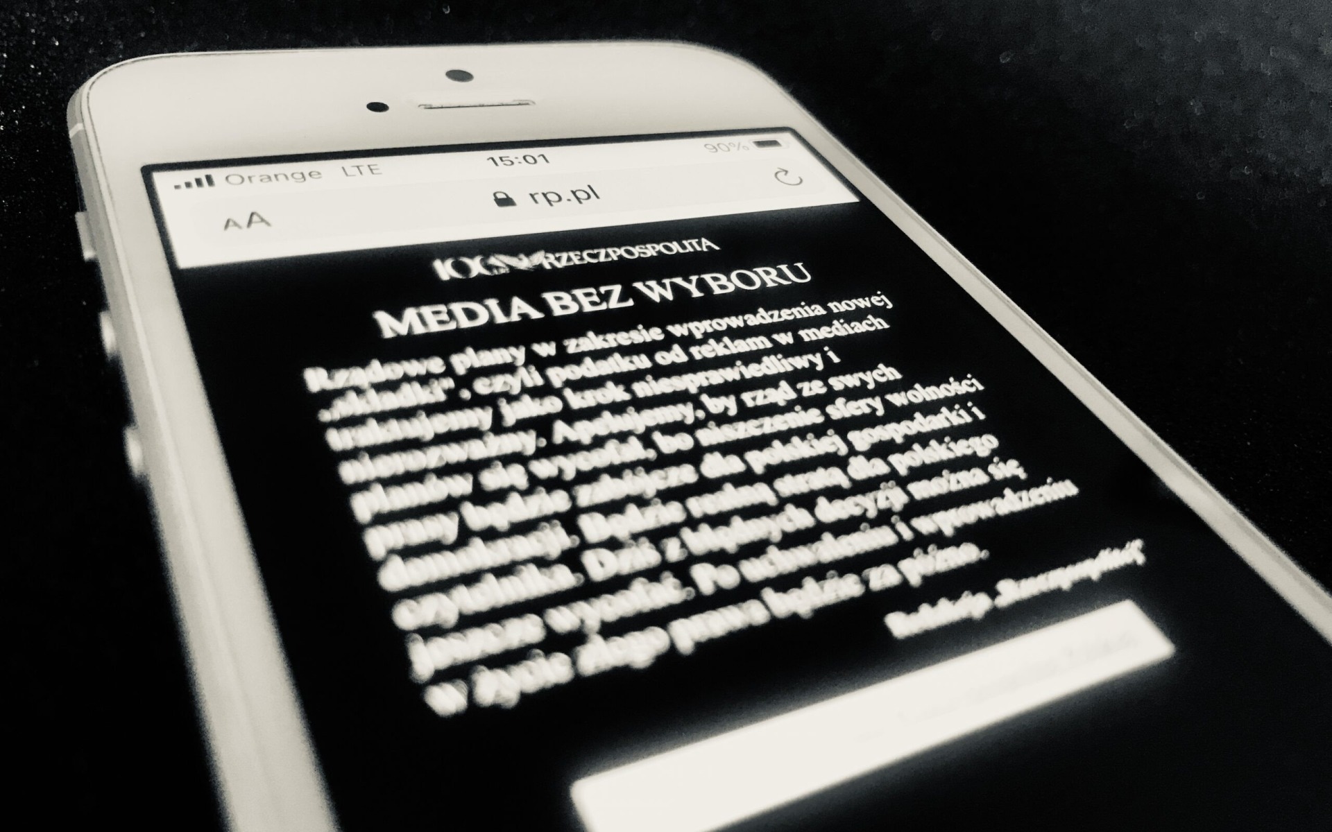 POWIAT. Dziś protest niezależnych mediów