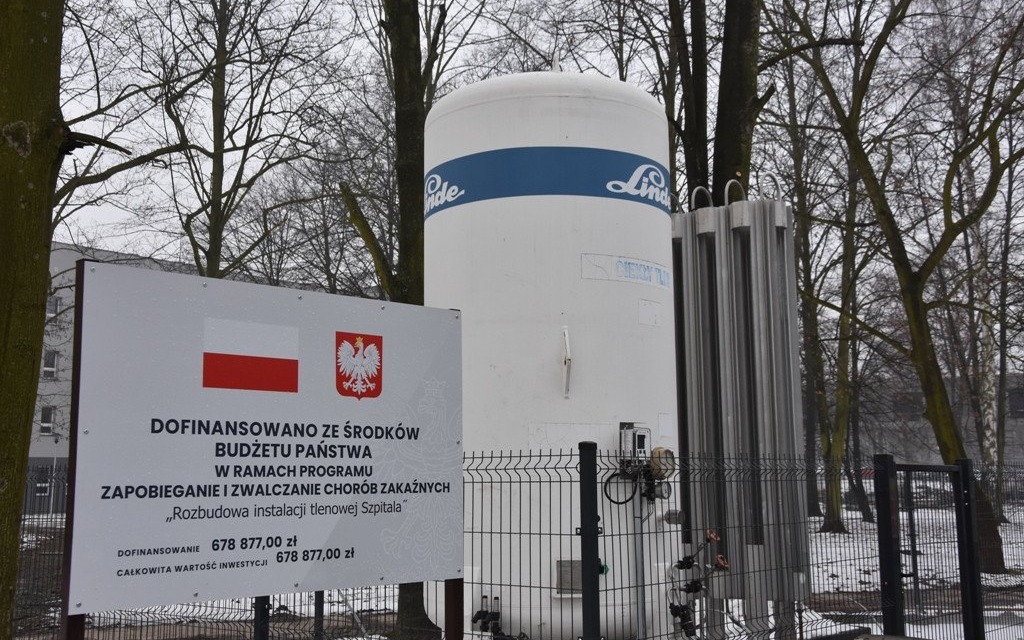 POWIAT. Rozbudowa instalacji tlenowej w szpitalu
