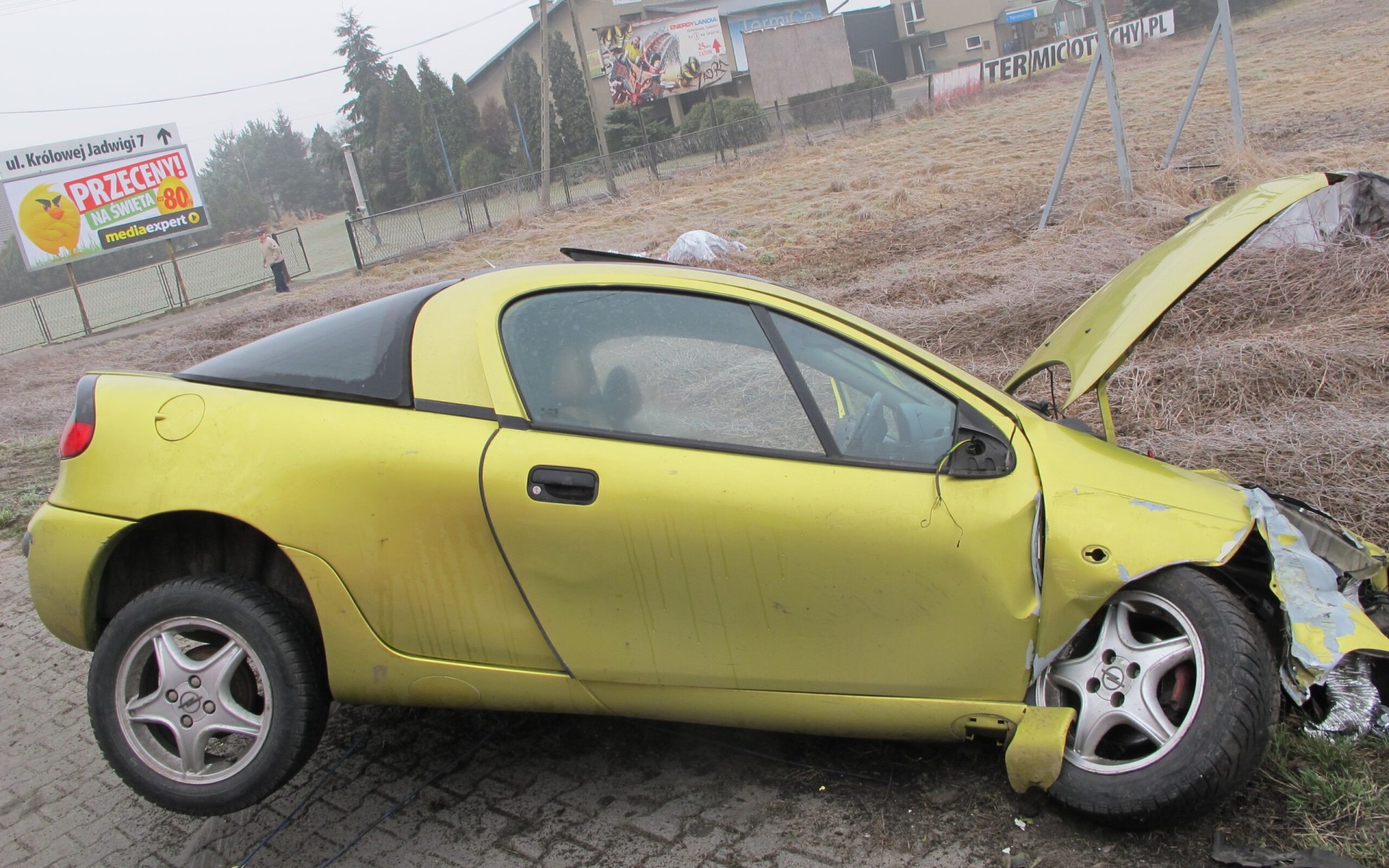 BABICE. Zobacz nagranie wypadku pijanego kierowcy