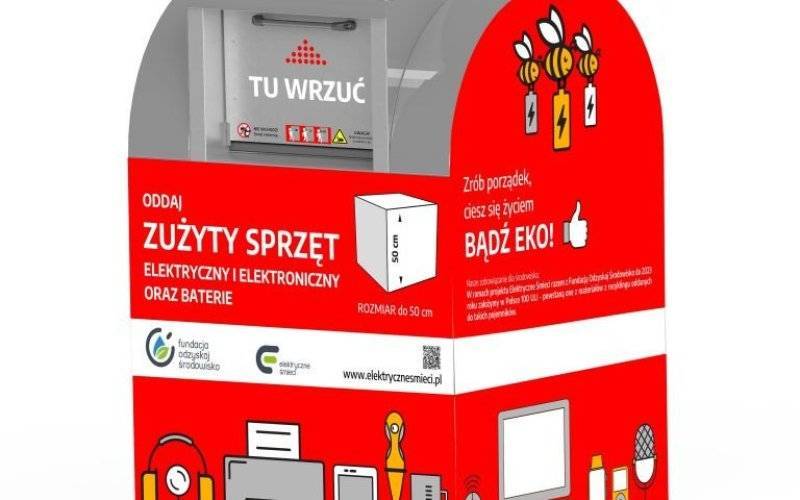 OŚWIĘCIM. Specjalne pojemniki na elektryczne śmieci