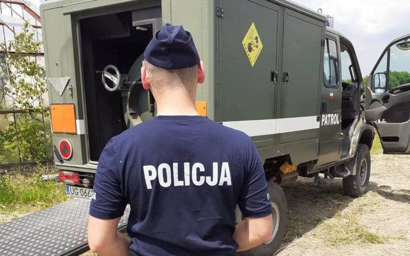 BABICE. Pocisk z czasów II wojny światowej