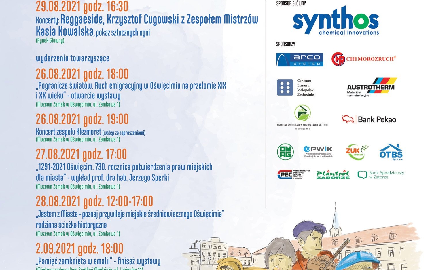 OŚWIĘCIM. Święto Miasta 2021 – program