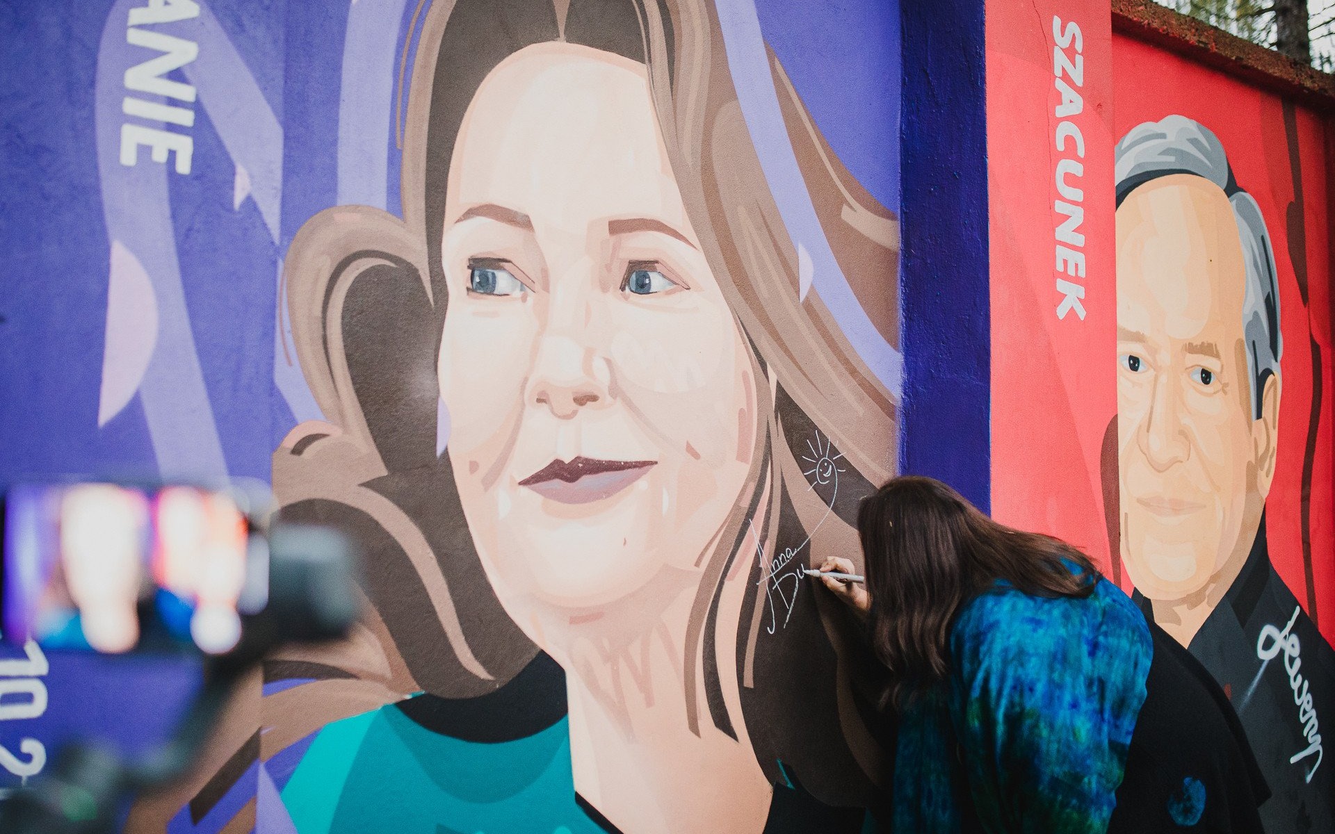OŚWIĘCIM. Anna Dymna odsłoniła swój mural