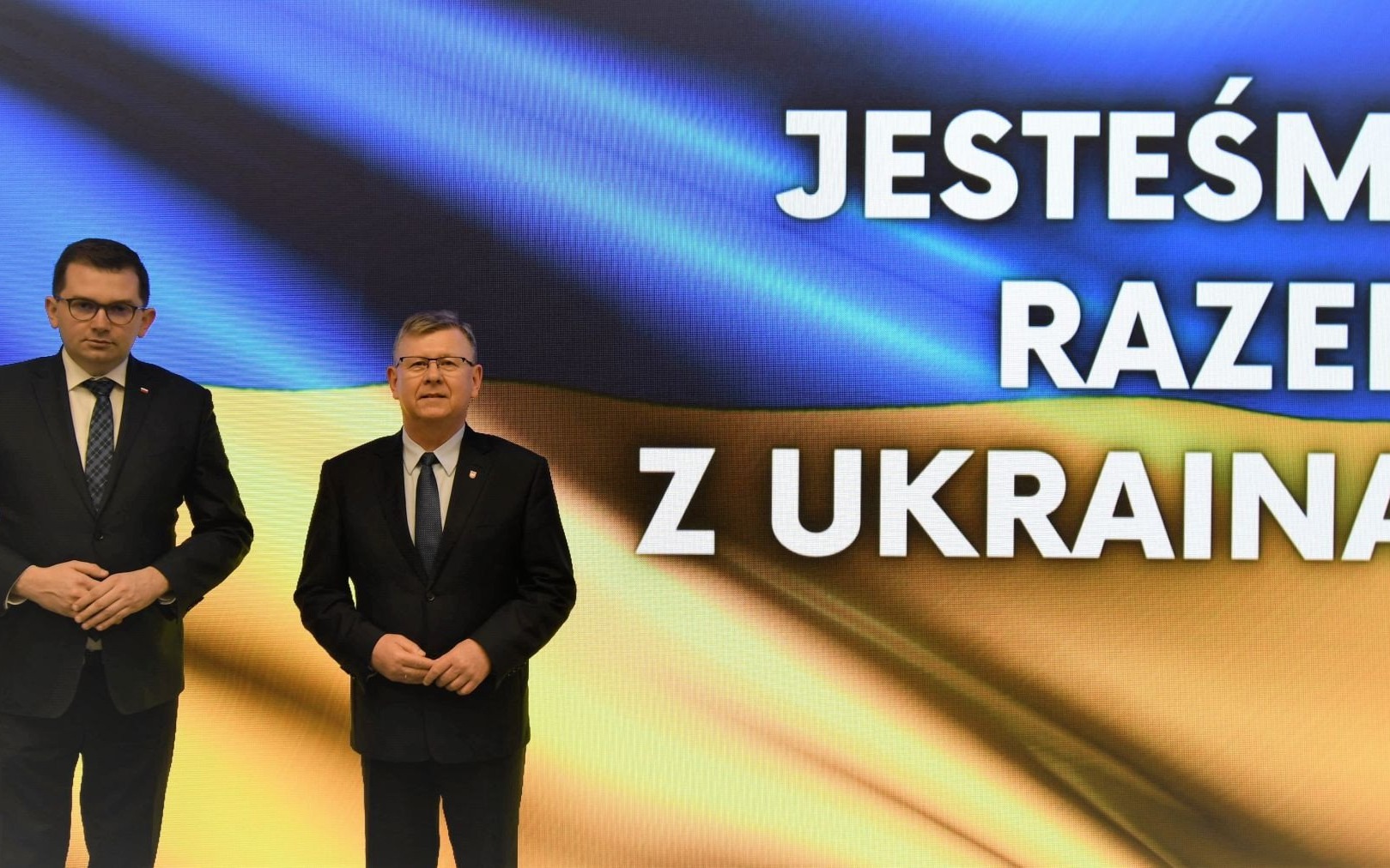 OŚWIĘCIM. W Małopolsce jesteśmy razem z Ukrainą!