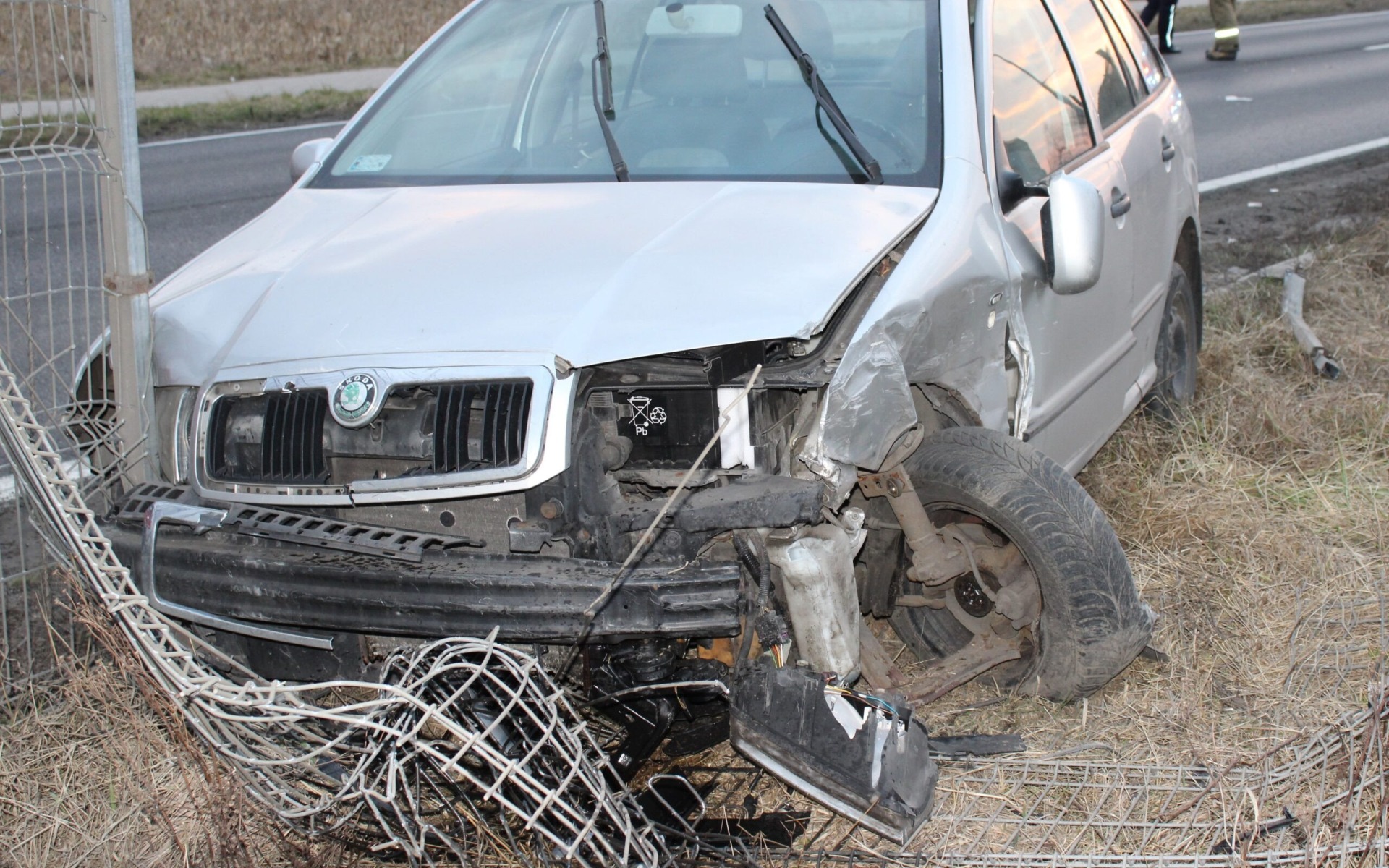 OŚWIĘCIM. Kolizja trzech pojazdów na ul. Fabrycznej