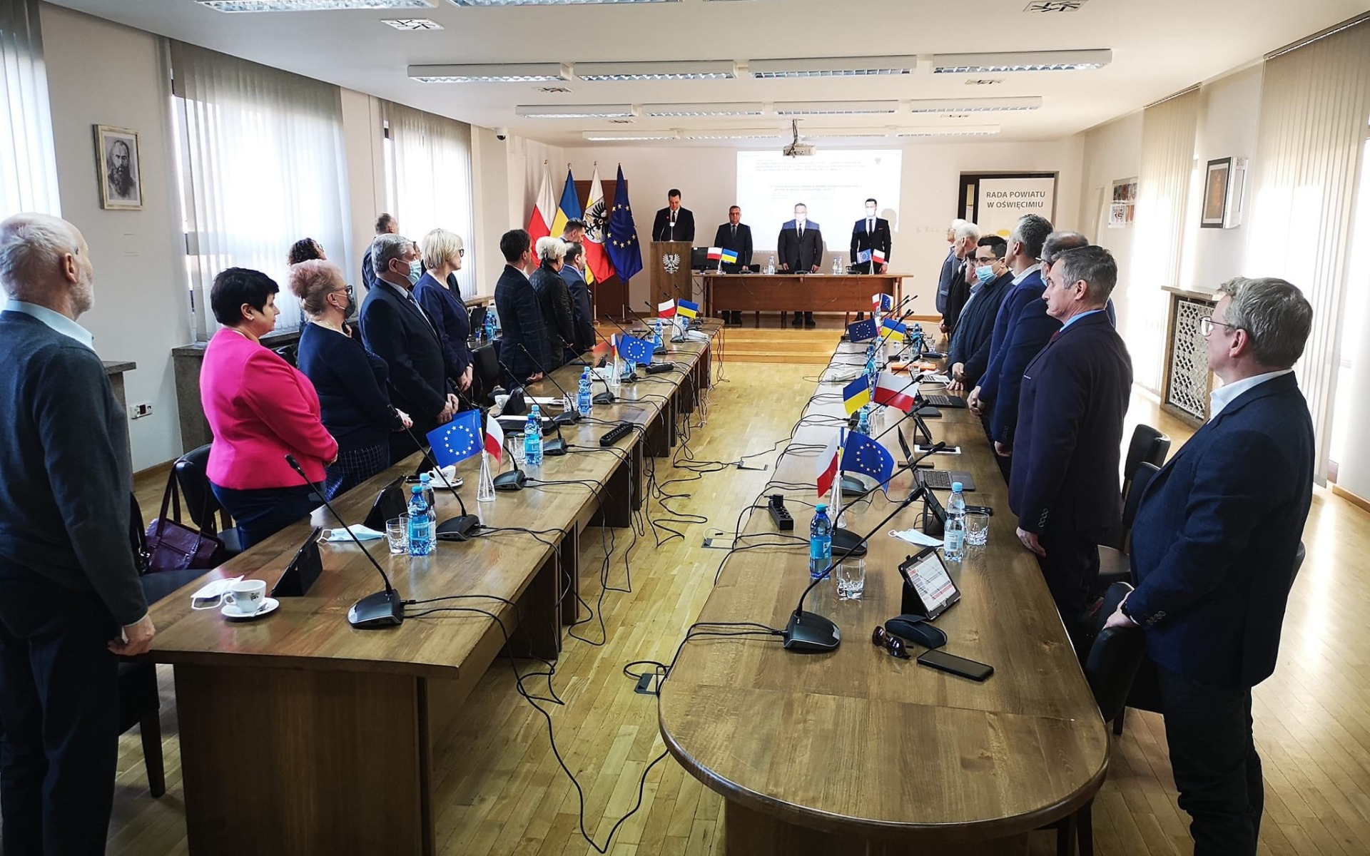 POWIAT. Rada wyraża solidarność z Narodem Ukraińskim