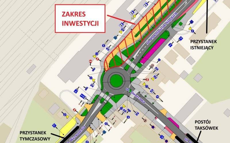OŚWIĘCIM. Uwaga zmiany przed dworcem PKP