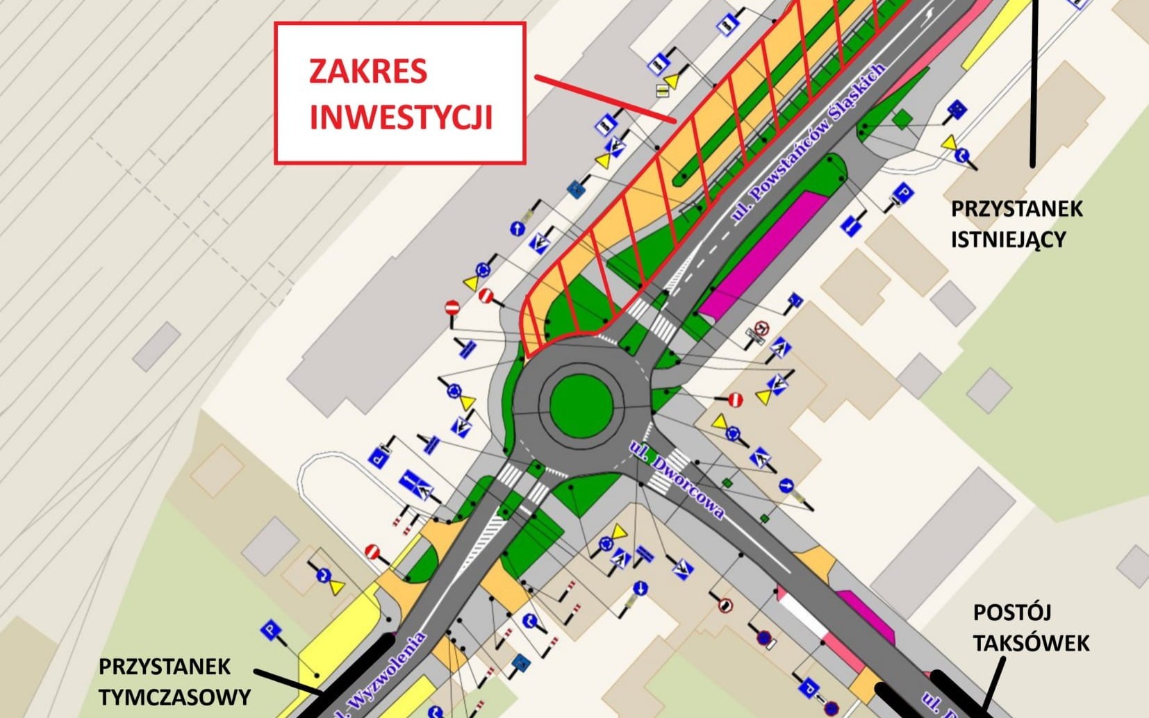 OŚWIĘCIM. Uwaga zmiany przed dworcem PKP