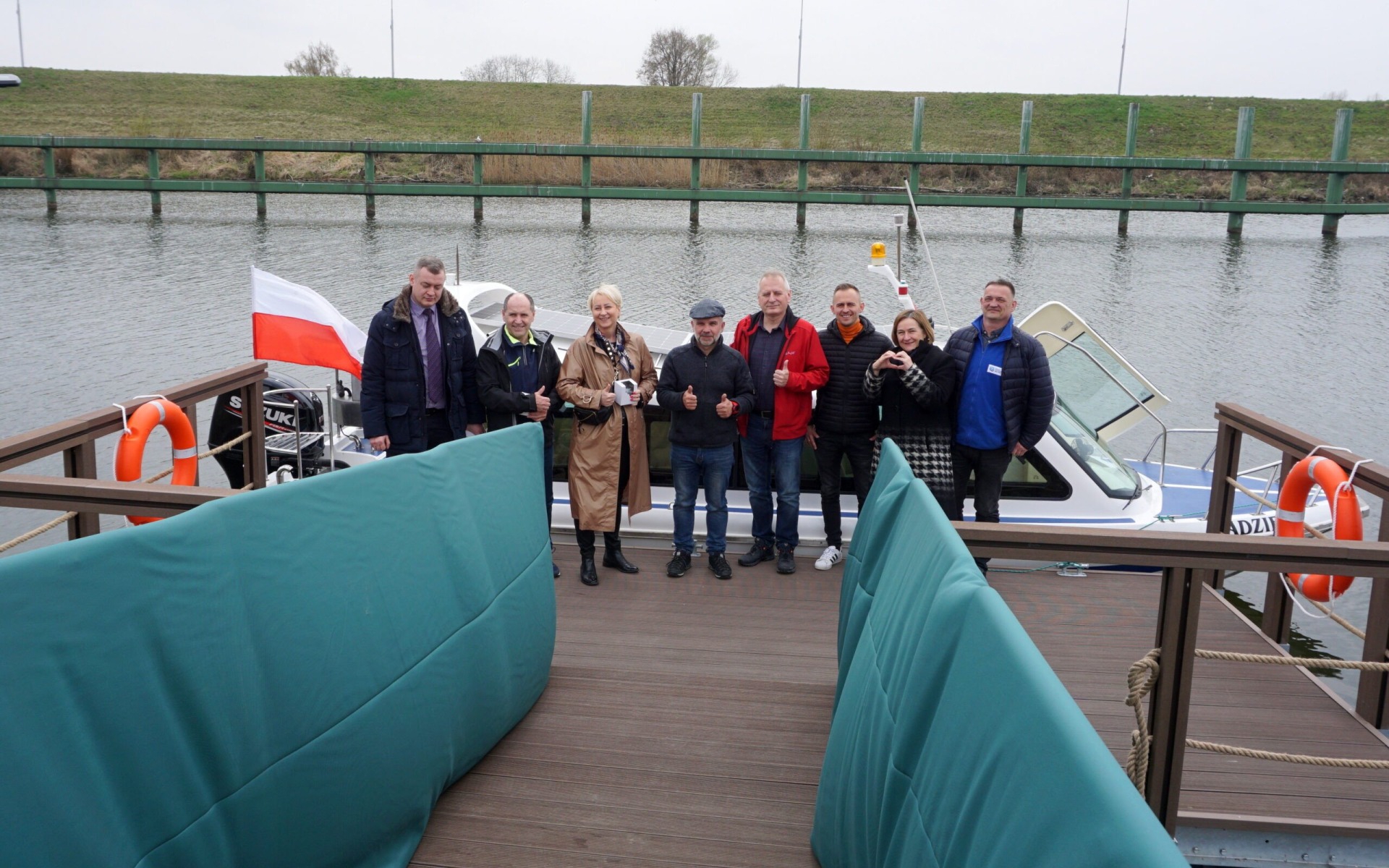 OŚWIĘCIM. Przystań wodna na Wiśle im. Rotmistrza Witolda Pileckiego