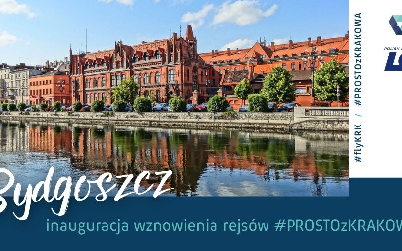 REGION. Z Krakowa polecimy prosto do Bydgoszczy