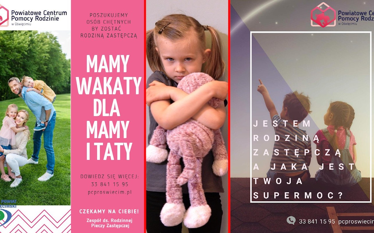 OŚWIĘCIM. PCPR zostań rodziną zastępczą