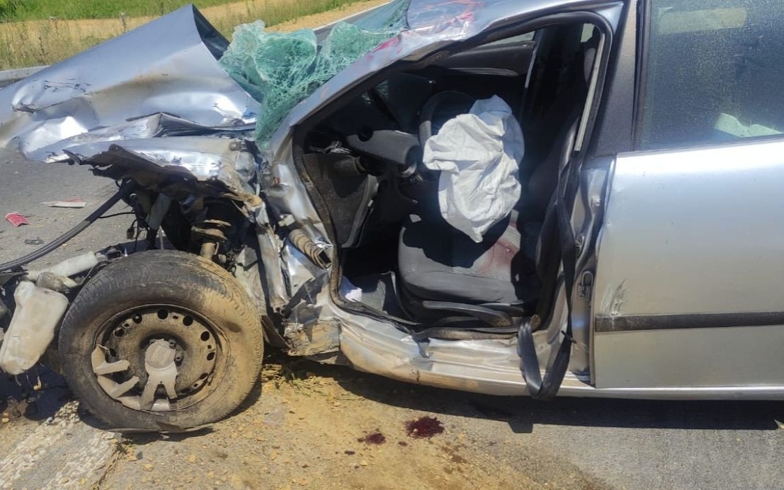 ZATOR. Zderzenie samochodu osobowego z ciężarowym