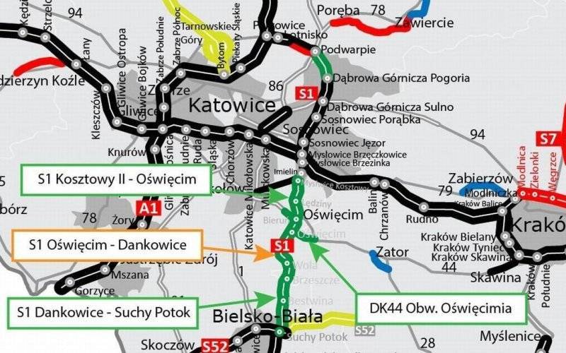 OŚWIĘCIM. Znamy terminy oddania 40 km S1 Mysłowice – Bielsko-Biała