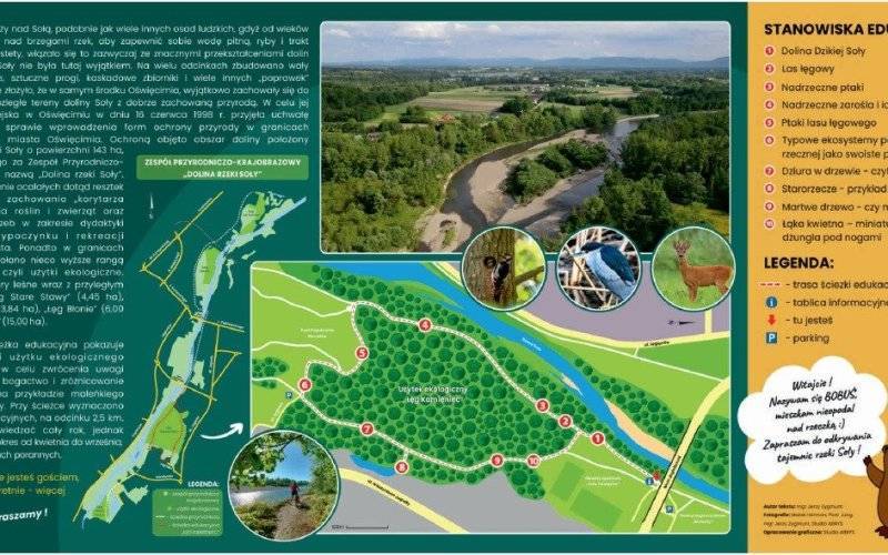 OŚWIĘCIM. Powstaną tablice edukacyjne przy ścieżkach „Łęg Kamieniec”