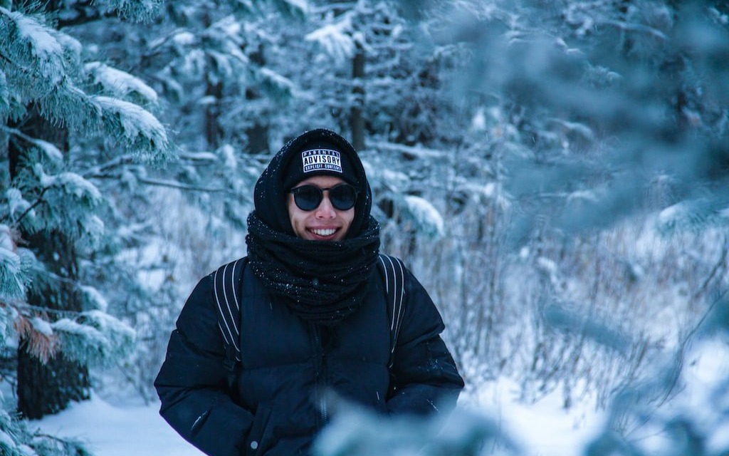 Modna odzież zimowa męska