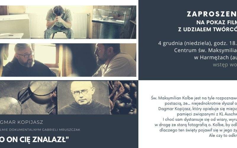 OŚWIĘCIM. Powstał film o poszukiwaniu śladów św. maksymiliana przez osobę niewierzącą