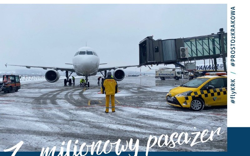 KRAKÓW. 7 milionowy pasażer przyleciał z Helsinek do Kraków Airport