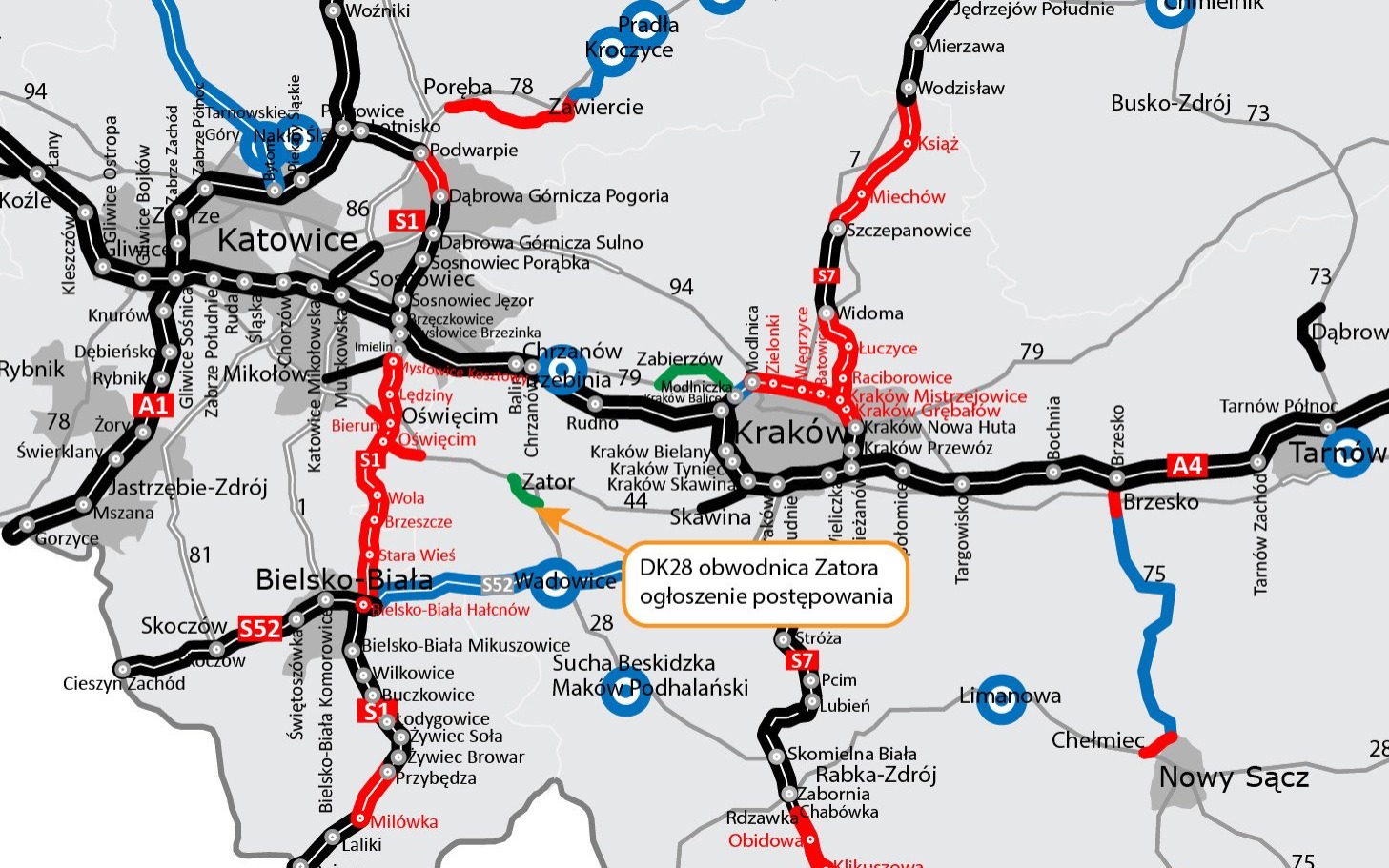 POWIAT. GDDKiA szuka wykonawcy nowej obwodnicy Zatora