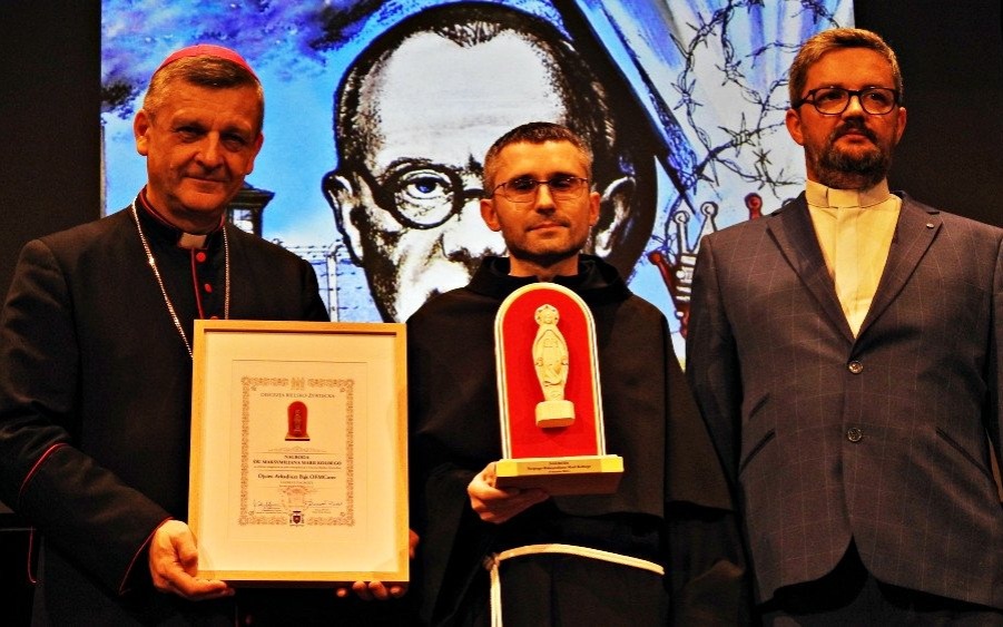 OŚWIĘCIM. O. Arkadiusz Bąk OFMConv – laureatem „Nagrody św. Maksymiliana Marii Kolbego”