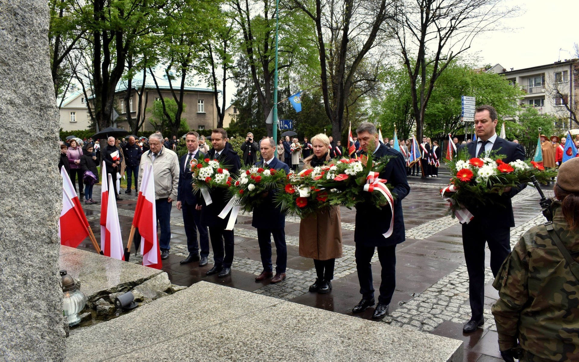 OŚWIĘCIM. Fotorelacja z okazji 232. rocznicy uchwalenia Konstytucji 3 Maja