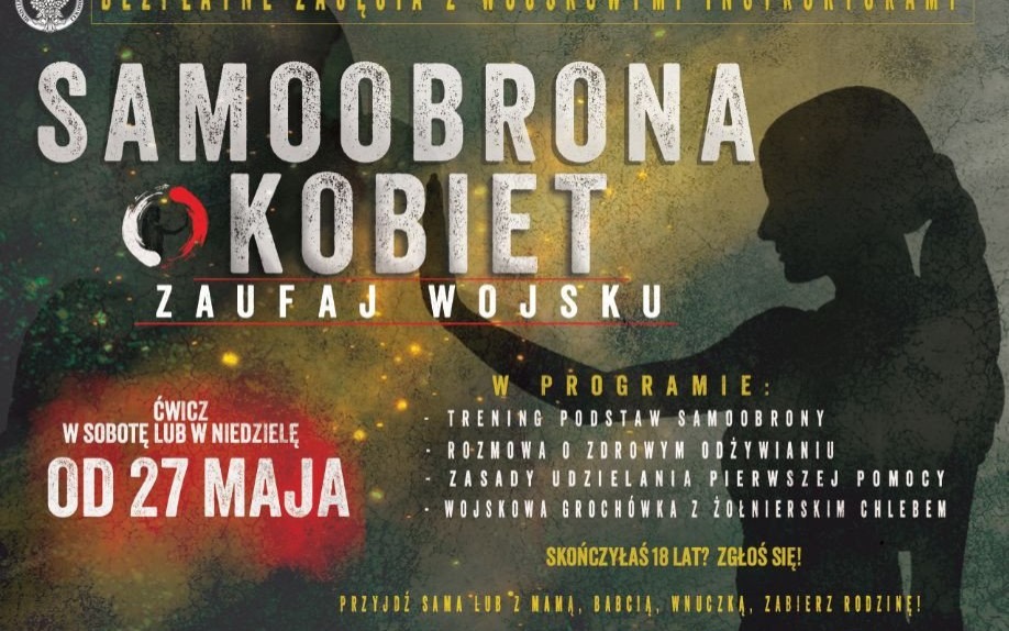 OŚWIĘCIM. „Samoobrona kobiet – zaufaj wojsku” – ruszają zapisy na bezpłatne treningi