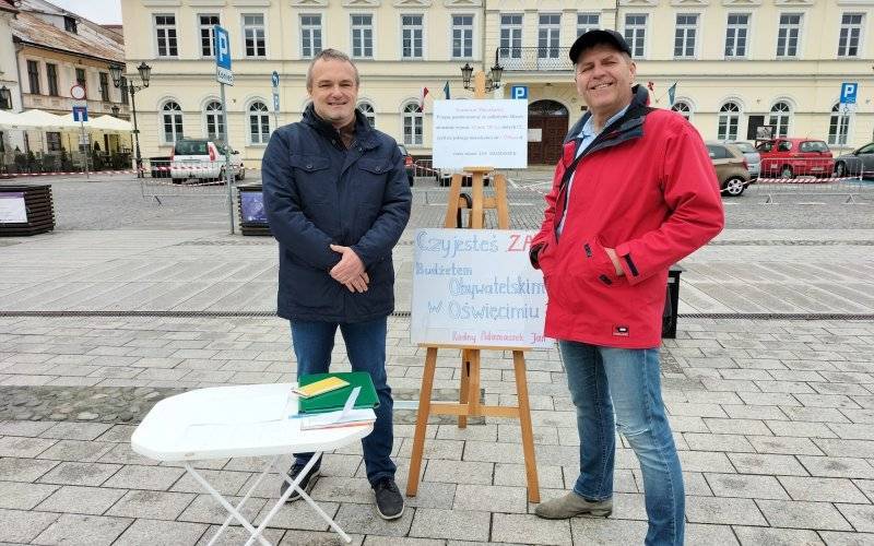 OŚWIĘCIM. Kolejny raz zbierali podpisy pod Budżetem Obywatelskim