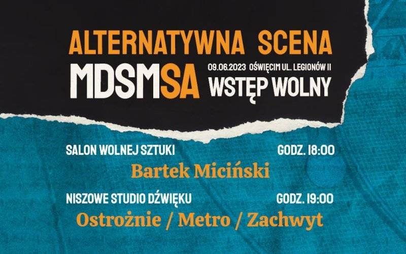 OŚWIĘCIM. Antywernisaż i aż 3 koncerty w MDSM