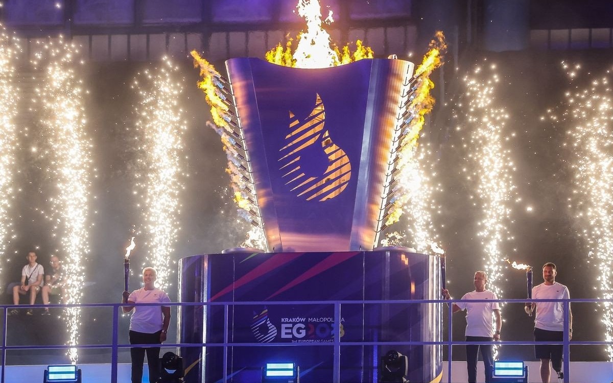 KRAKÓW. III Igrzyska Europejskie Kraków-Małopolska 2023 oficjalnie otwarte!