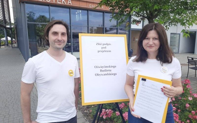 OŚWIĘCIM. Kolejni mieszkańcy zbierali podpisy pod budżetem obywatelskim