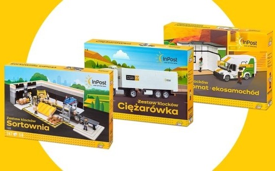 Zestawy klocków InPost to zabawki, które potrafią rozbudzić ciekawo