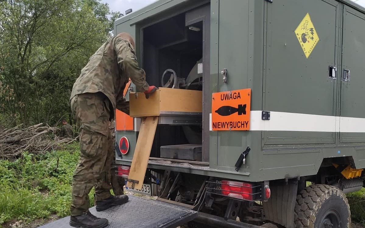 OŚWIĘCIM. Pocisk z II wojny światowej na budowie nowej obwodnicy
