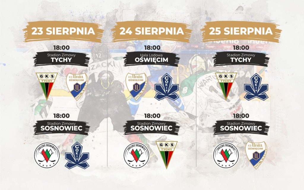 OŚWIĘCIM. Hokejowy Turniej Czterech Prezydentów z udziałem Sokił Kijów