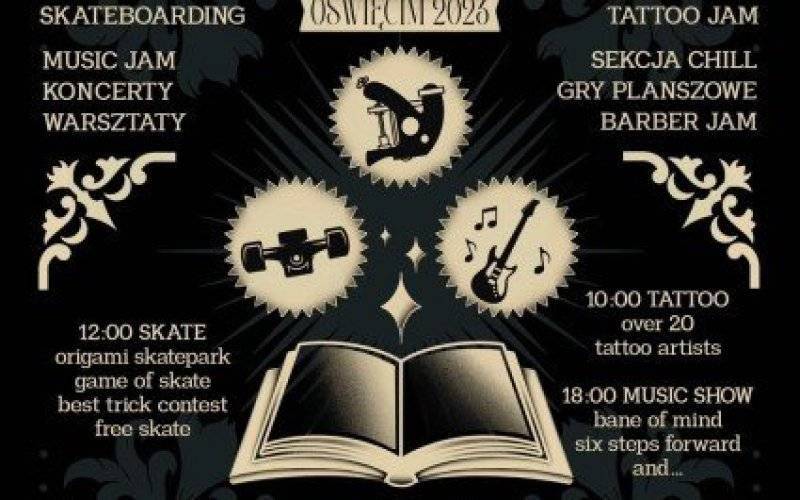 OŚWIĘCIM. W sobotę 19 sierpnia Tattoo and Skate Konwencja 2023