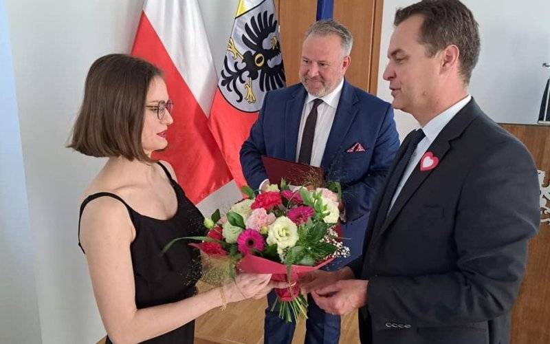 POWIAT. Mistrzyni świata Dominika Ocylok uhonorowana przez władze powiatu