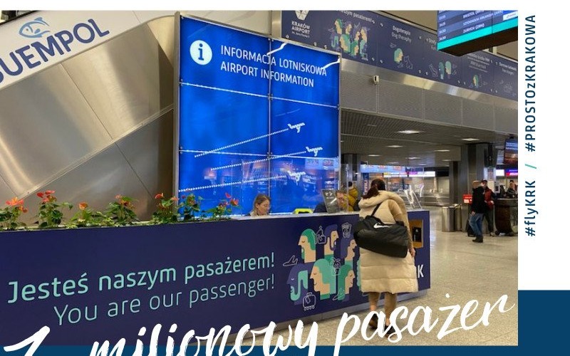 KRAKÓW. Kapitalne wyniki Kraków AirPort, obsłużyli 7-milionowego pasażera