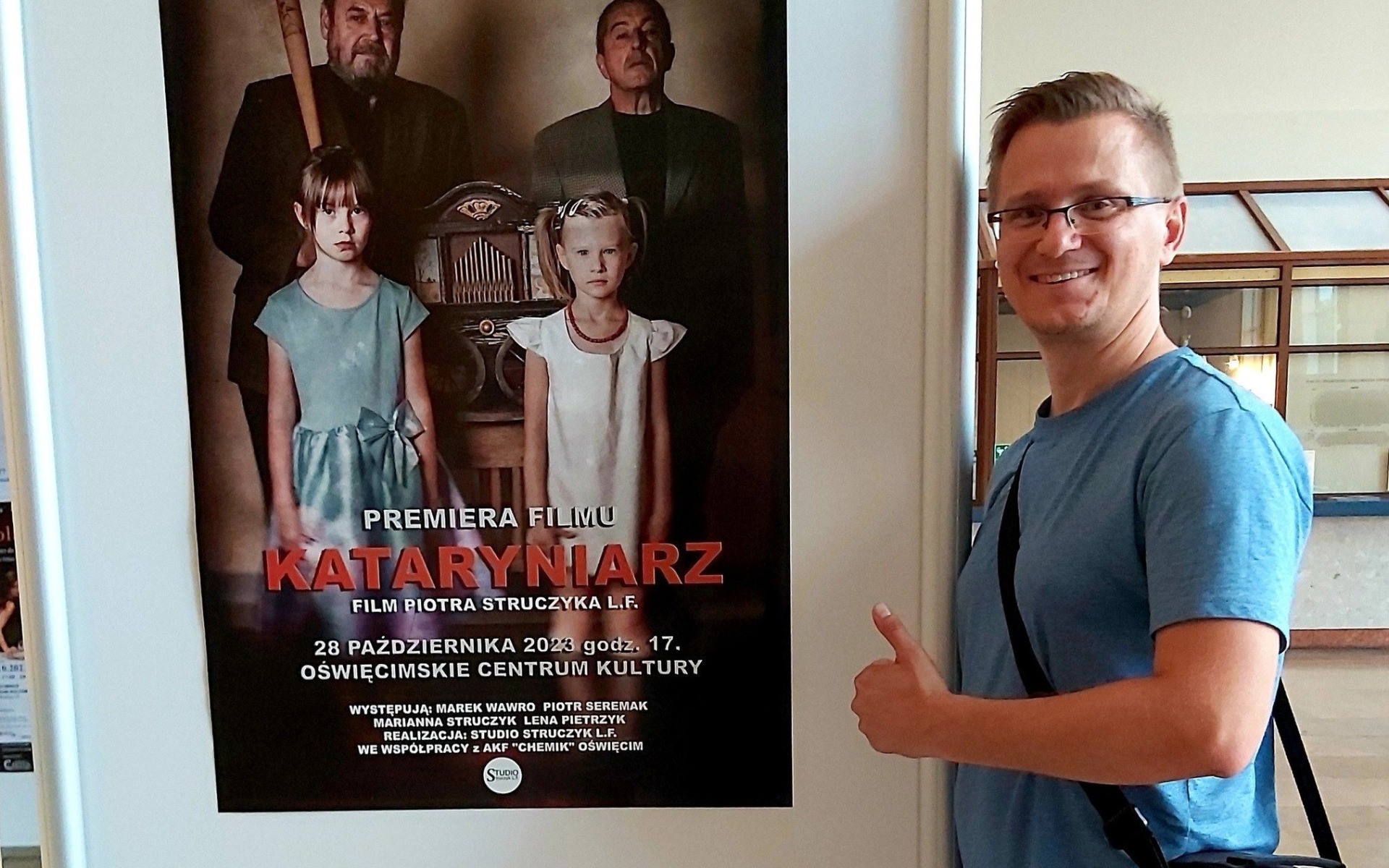 OŚWIĘCIM. 28 października premierowy pokaz filmu Piotra Struczyka L.F. pt. „Kataryniarz”