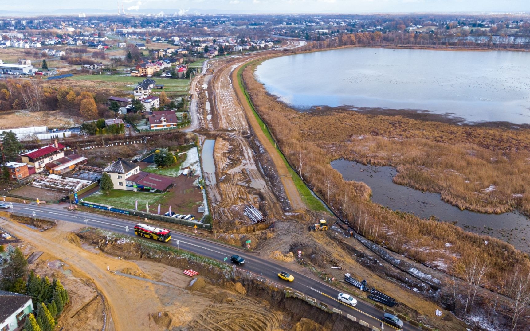 OŚWIĘCIM. Z 15 na 16 grudnia zaplanowano nocne prace na budowie S1