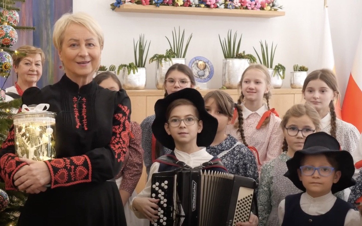 Życzenia świąteczne Iwony Gibas z Zarządu Województwa Małopolskiego